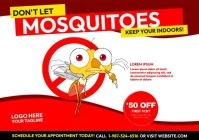 Don`t let Mosquito Keep in Doors A4 template
